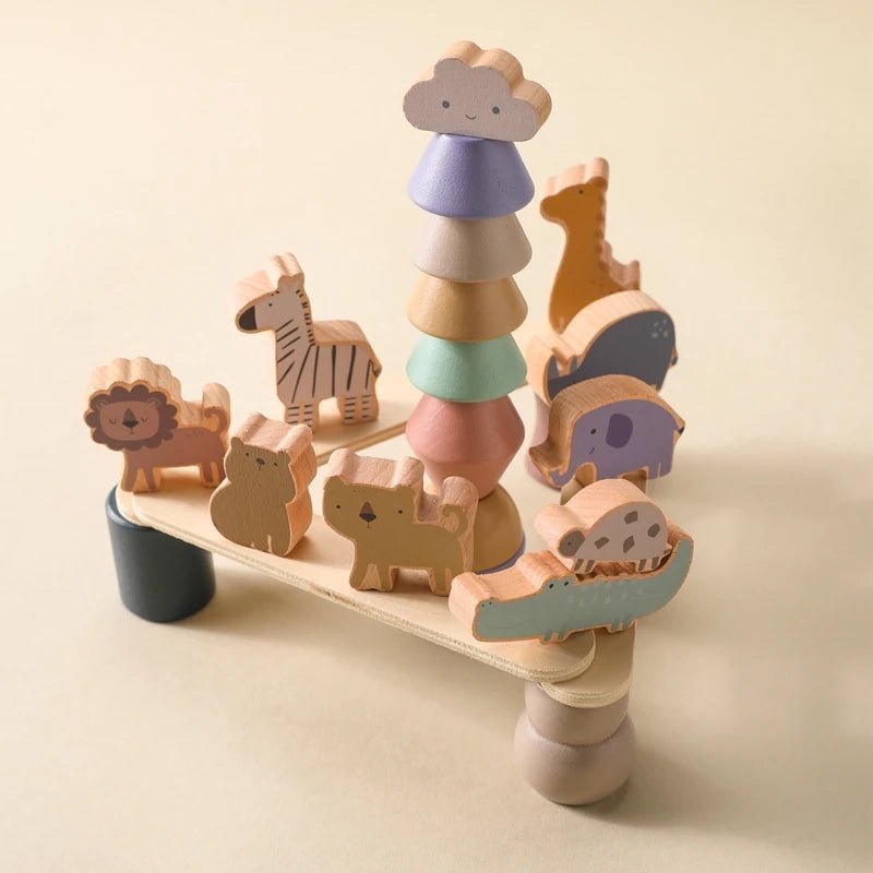 Montessori Animal Stacking Blocks - Cambout