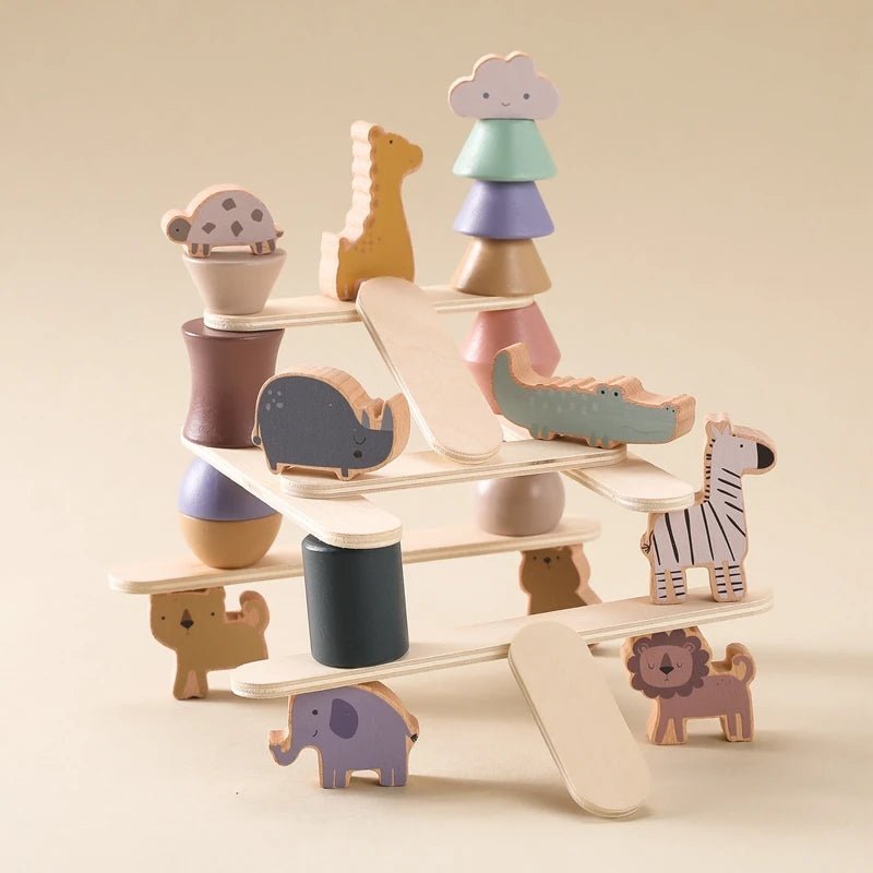 Montessori Animal Stacking Blocks - Cambout