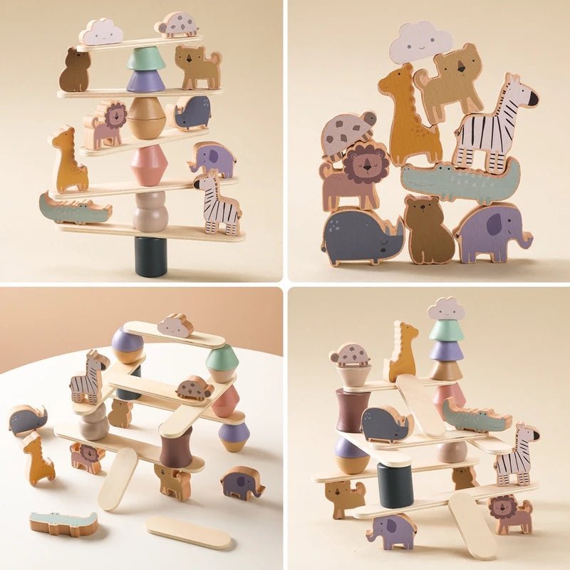 Montessori Animal Stacking Blocks - Cambout