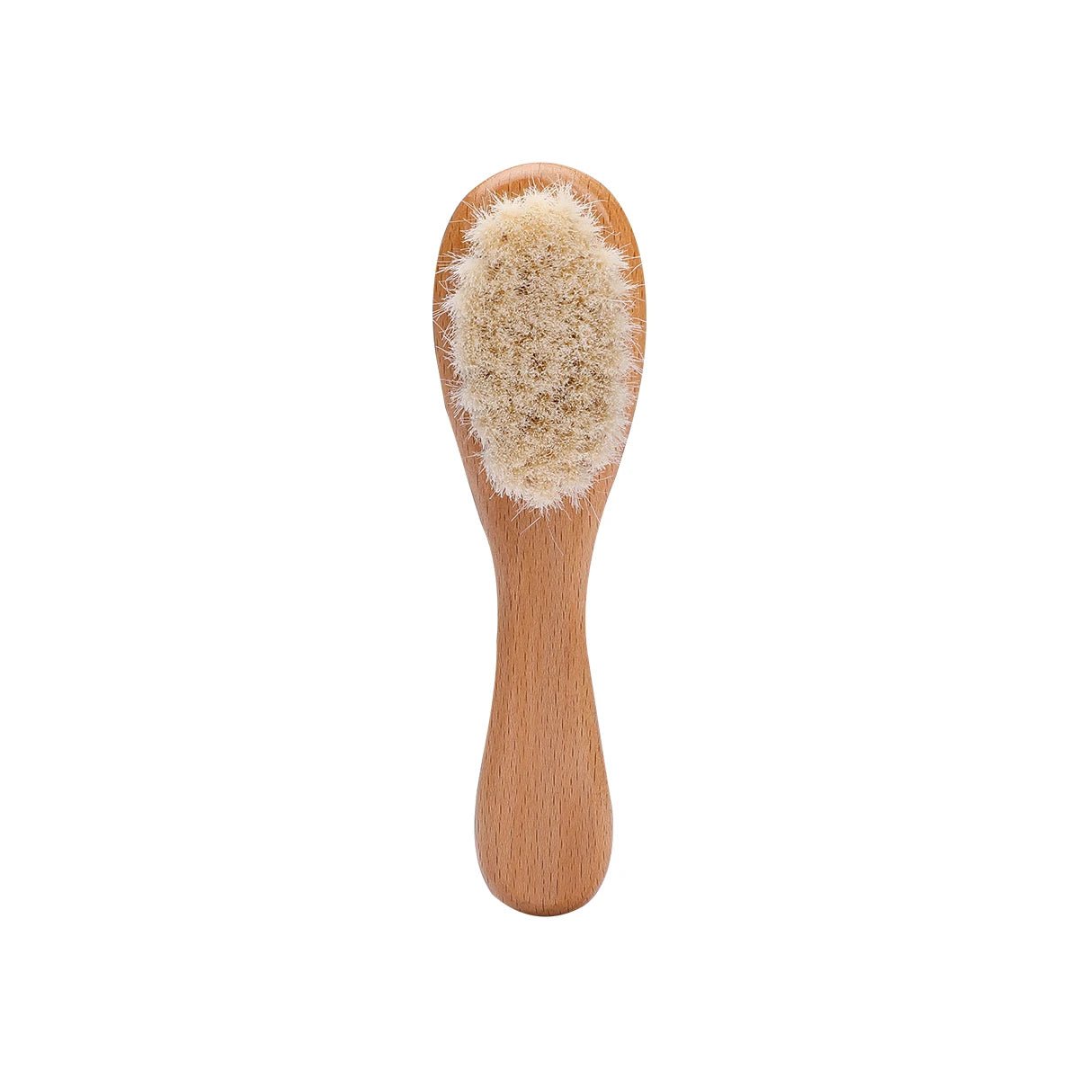 Natural wood & wool hairbrush - Cambout