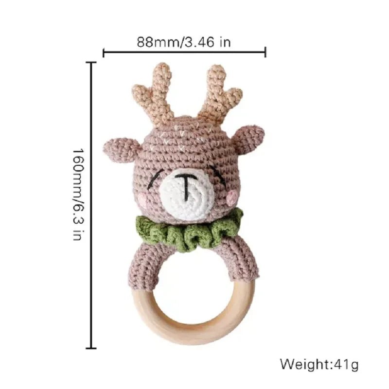 Animal crochet rattle - Cambout