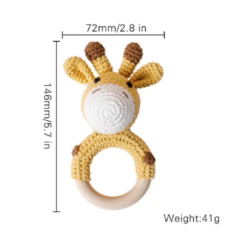 Animal crochet rattle - Cambout