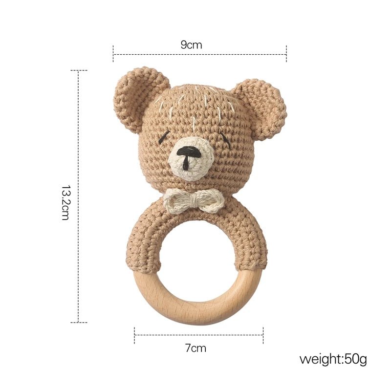 Animal crochet rattle - Cambout