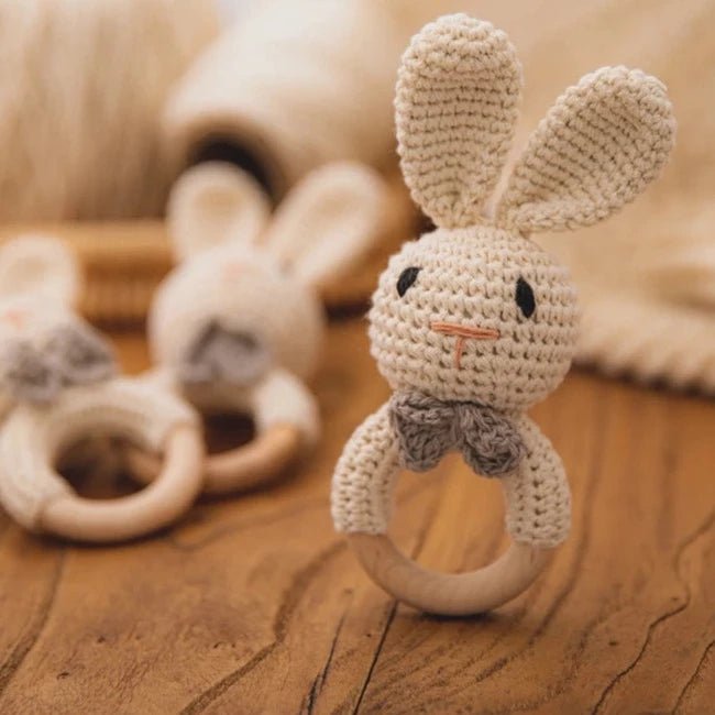 Animal crochet rattle - Cambout