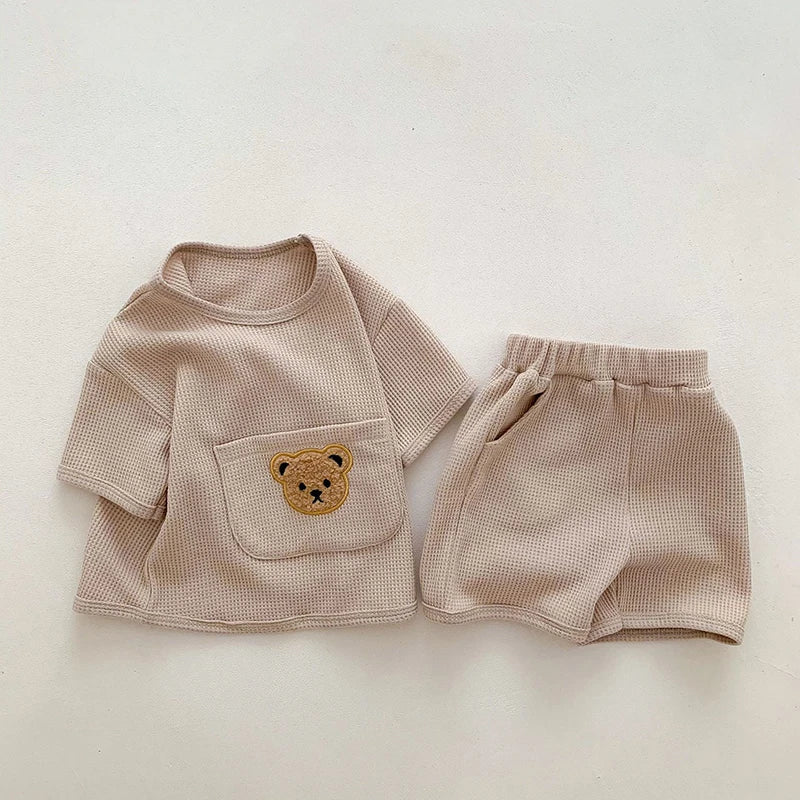 Bear t-shirt and shorts set - Cambout