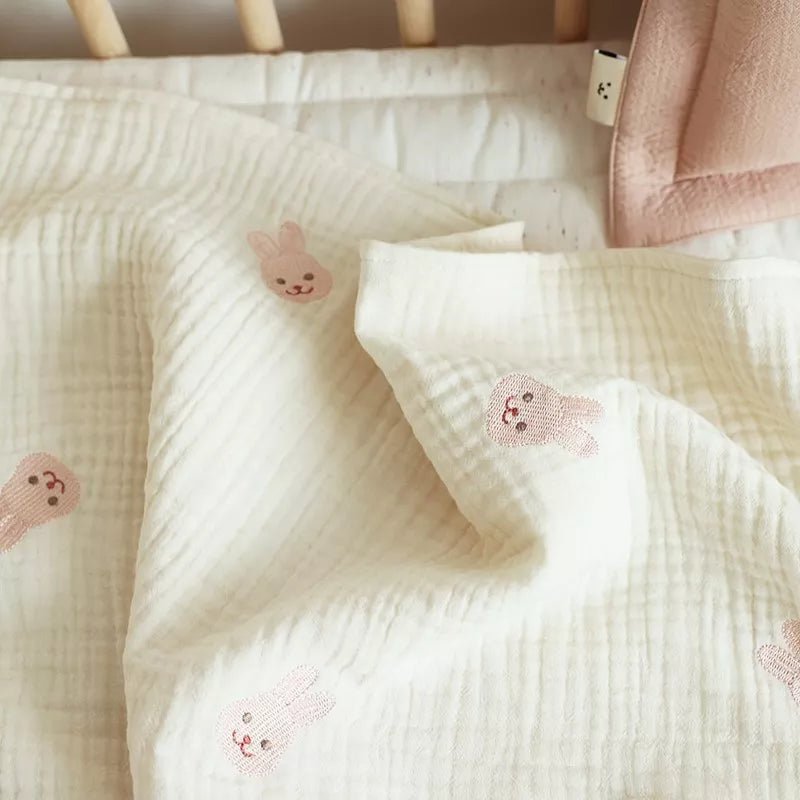 Embroided cotton blanket - Cambout